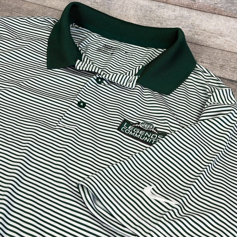 Nike Golf Dri-Fit Polo NFL Jets Legends Community XL
